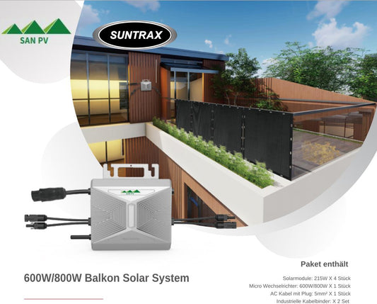 Balkon Solar System Set (Ohne Batterie)